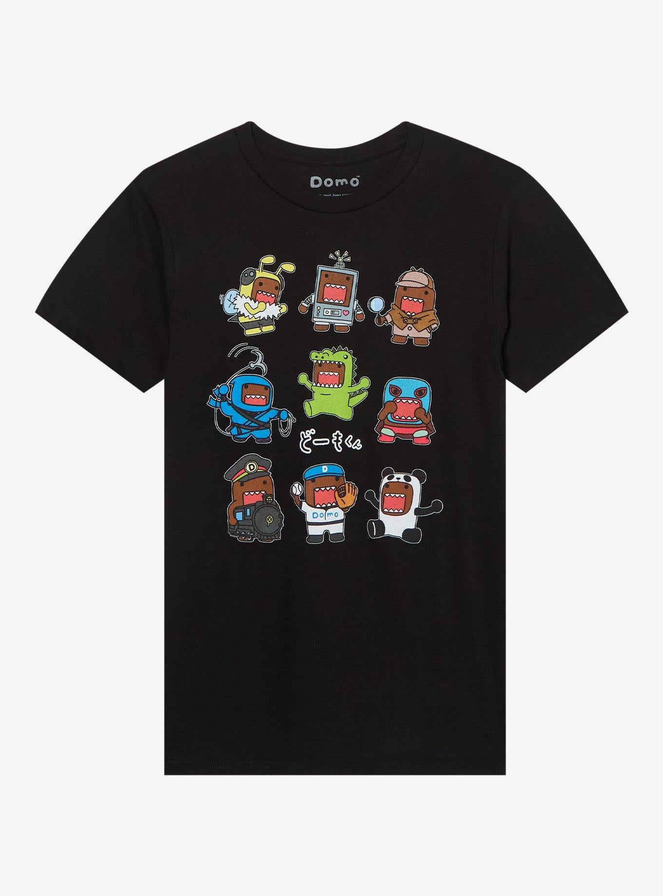 Domo Halloween Costume Grid T-Shirt | Trending Graphic Tee For Fans