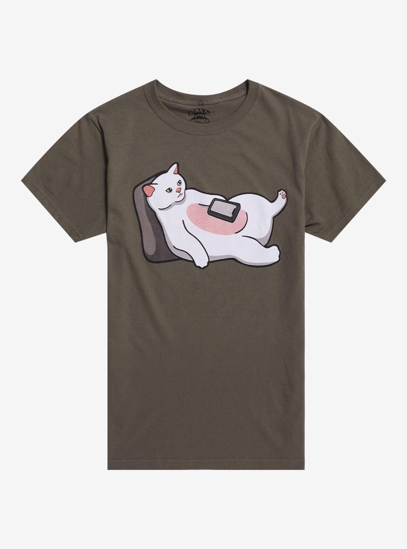Cat Lounging By Call Your Mother T-Shirt | Trending Graphic Tee For Fans