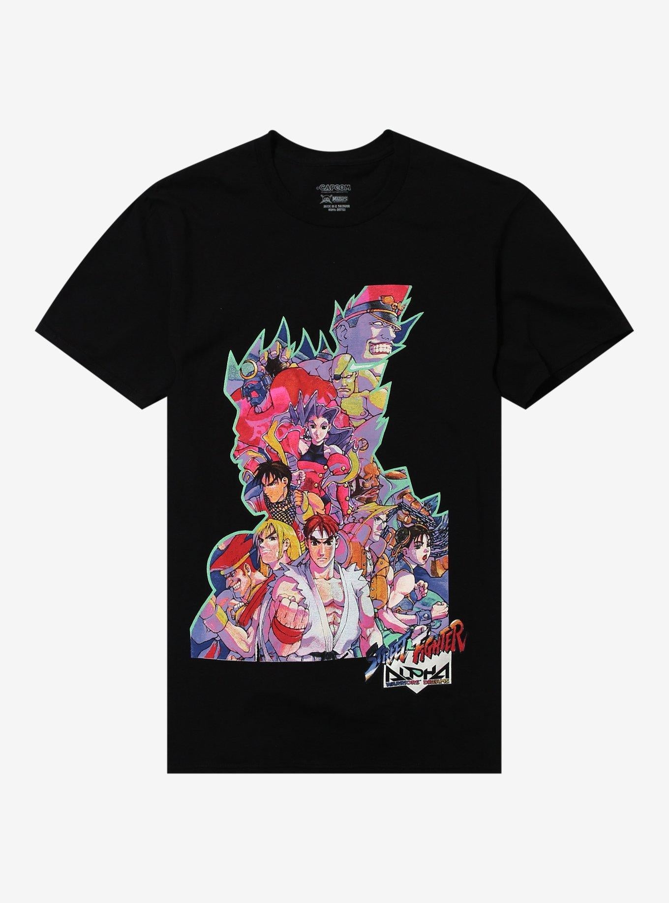 Street Fighter Alpha Characters T-Shirt | Trending Graphic Tee For Fans