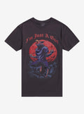 Just A Girl Howling Wolf By Call Your Mother T-Shirt | Trending Graphic Tee For Fans