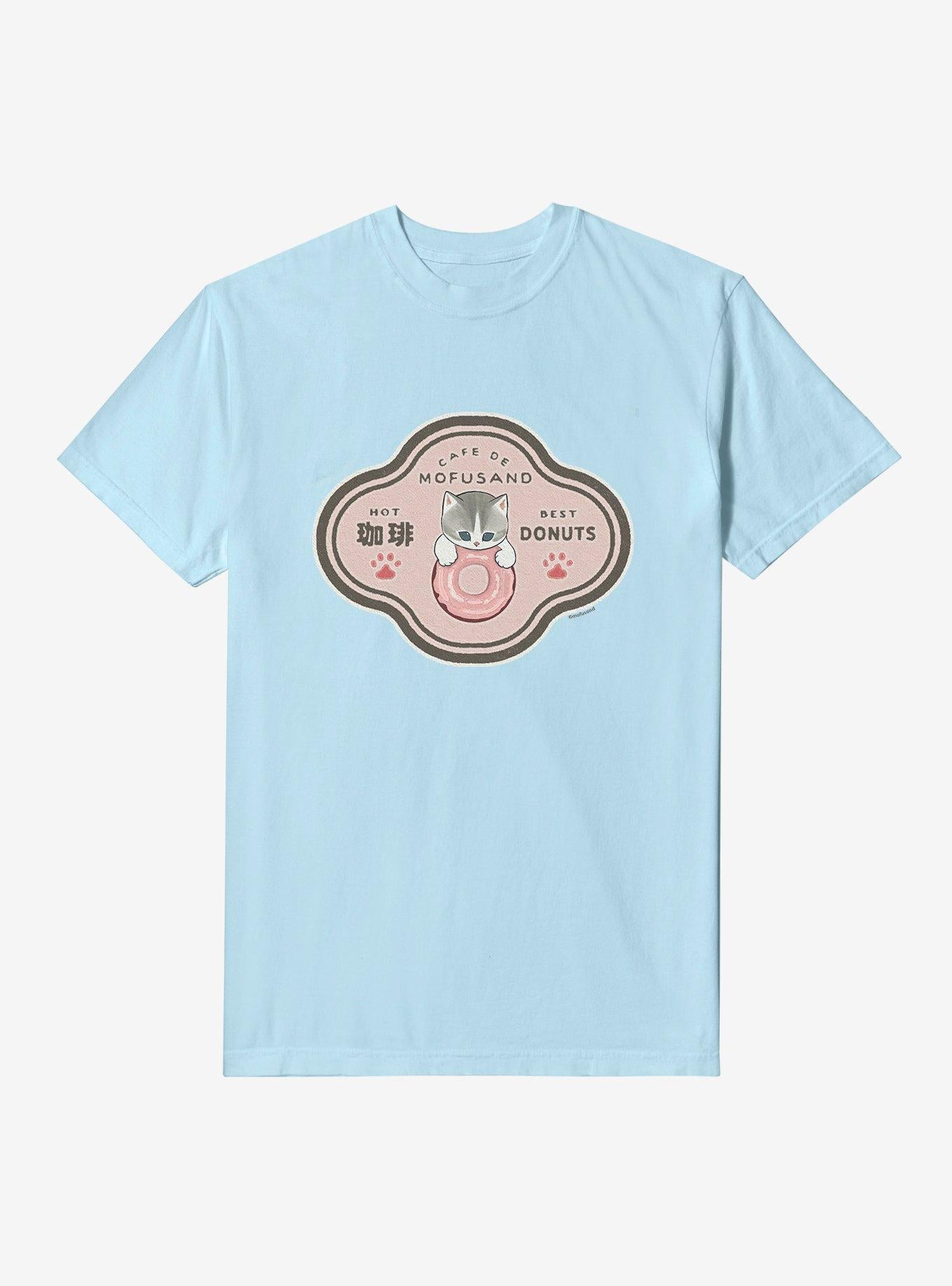 Mofusand Cafe De Mofusand Garment-Dyed T-Shirt | Trending Graphic Tee For Fans
