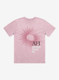 AFI Silver Bleeds The Black Sun... Pink Hot Topic Exclusive T-Shirt | Trending Graphic Tee For Fans
