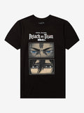 Attack On Titan Eren & Mikasa Eyes T-Shirt | Trending Graphic Tee For Fans