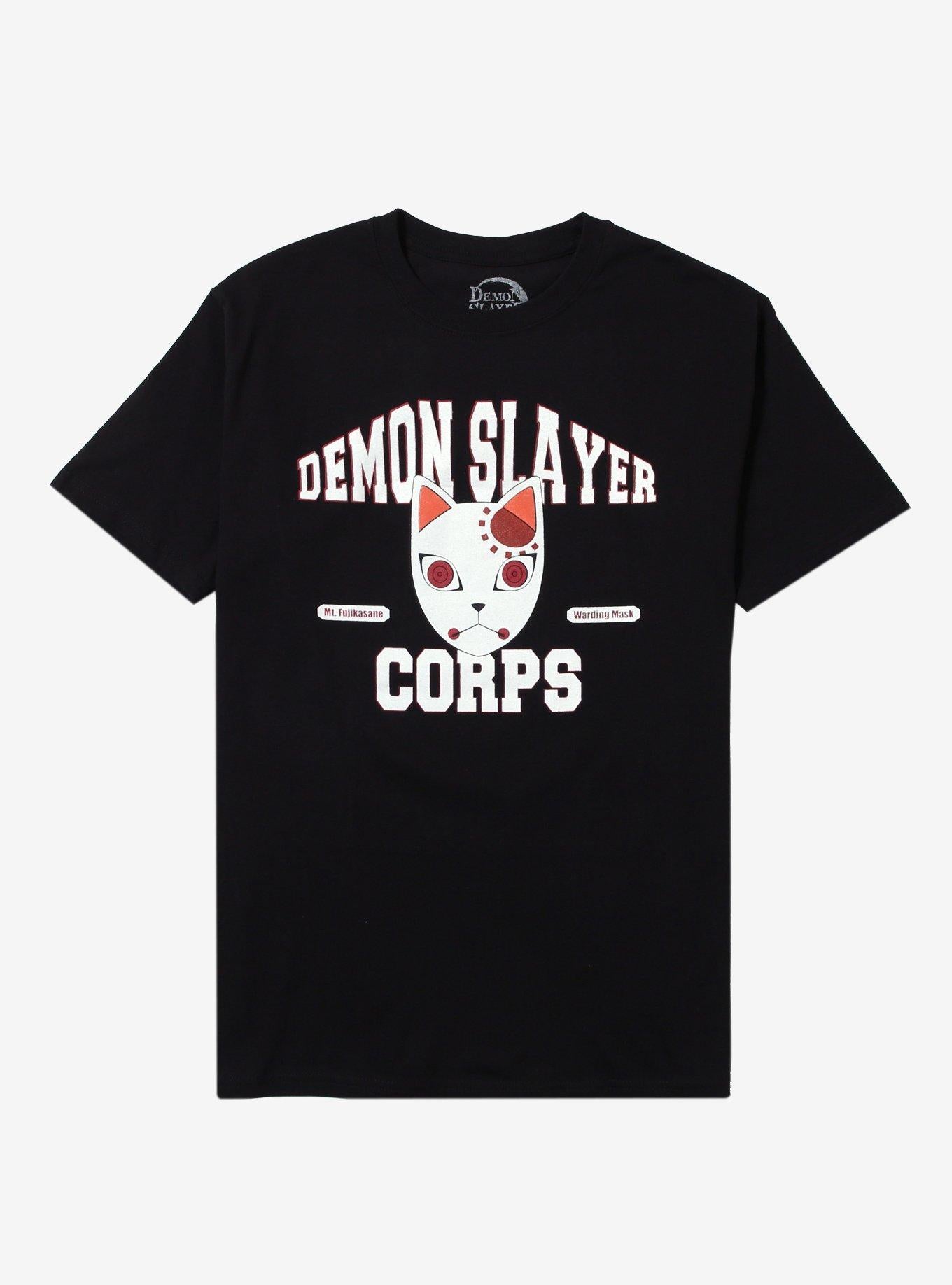 Demon Slayer Kimetsu No Yaiba Mask T-Shirt | Trending Graphic Tee For Fans