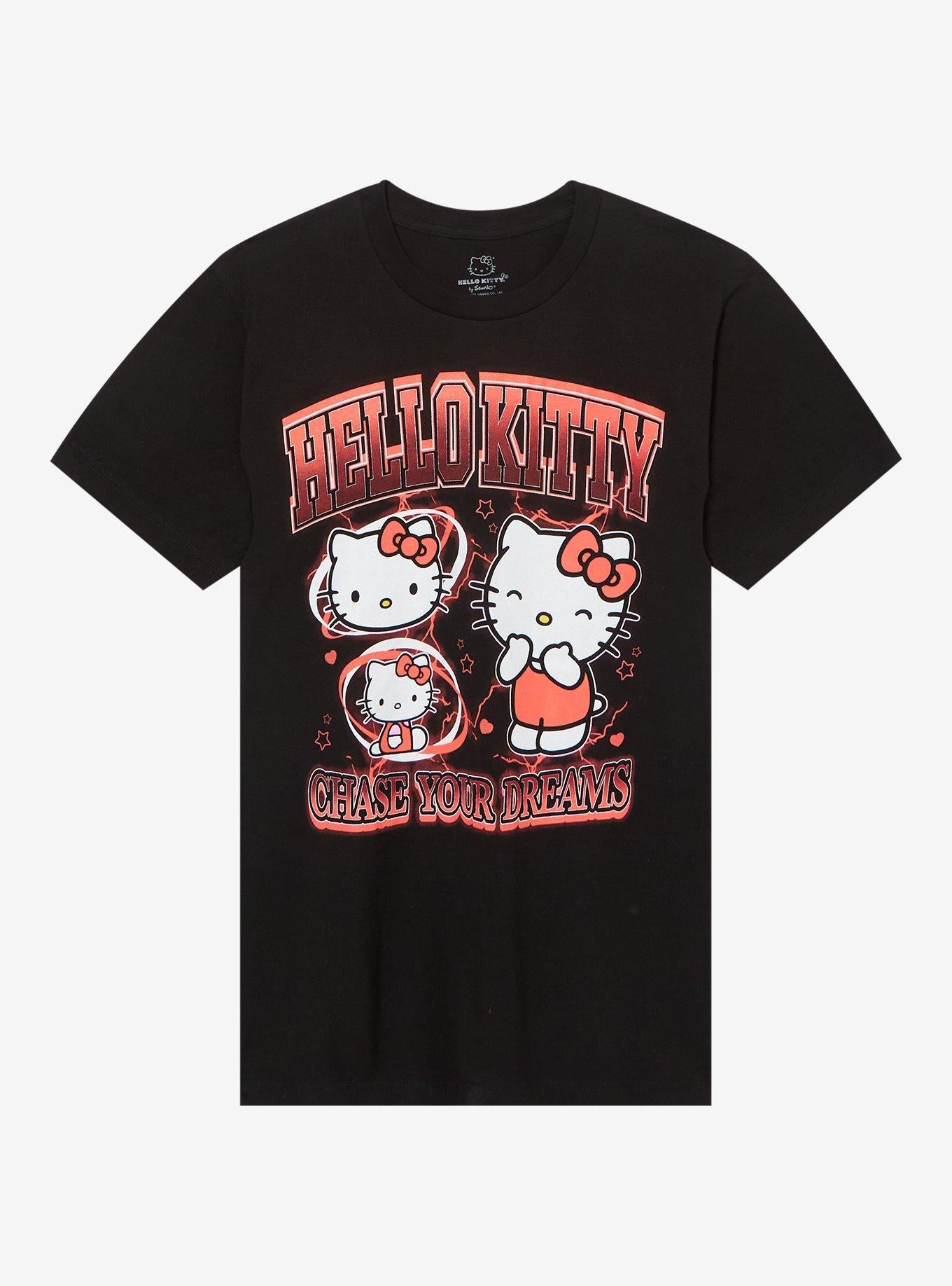 Hello Kitty Chase Your Dreams T-Shirt | Trending Graphic Tee For Fans