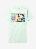 Demon Slayer Kimetsu No Yaiba Trio Silly Face T-Shirt | Trending Graphic Tee For Fans