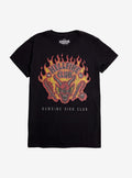 Stranger Things Hellfire Club Flames T-Shirt | Trending Graphic Tee For Fans