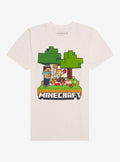 Minecraft Steve & Alex Picnic T-Shirt | Trending Graphic Tee For Fans
