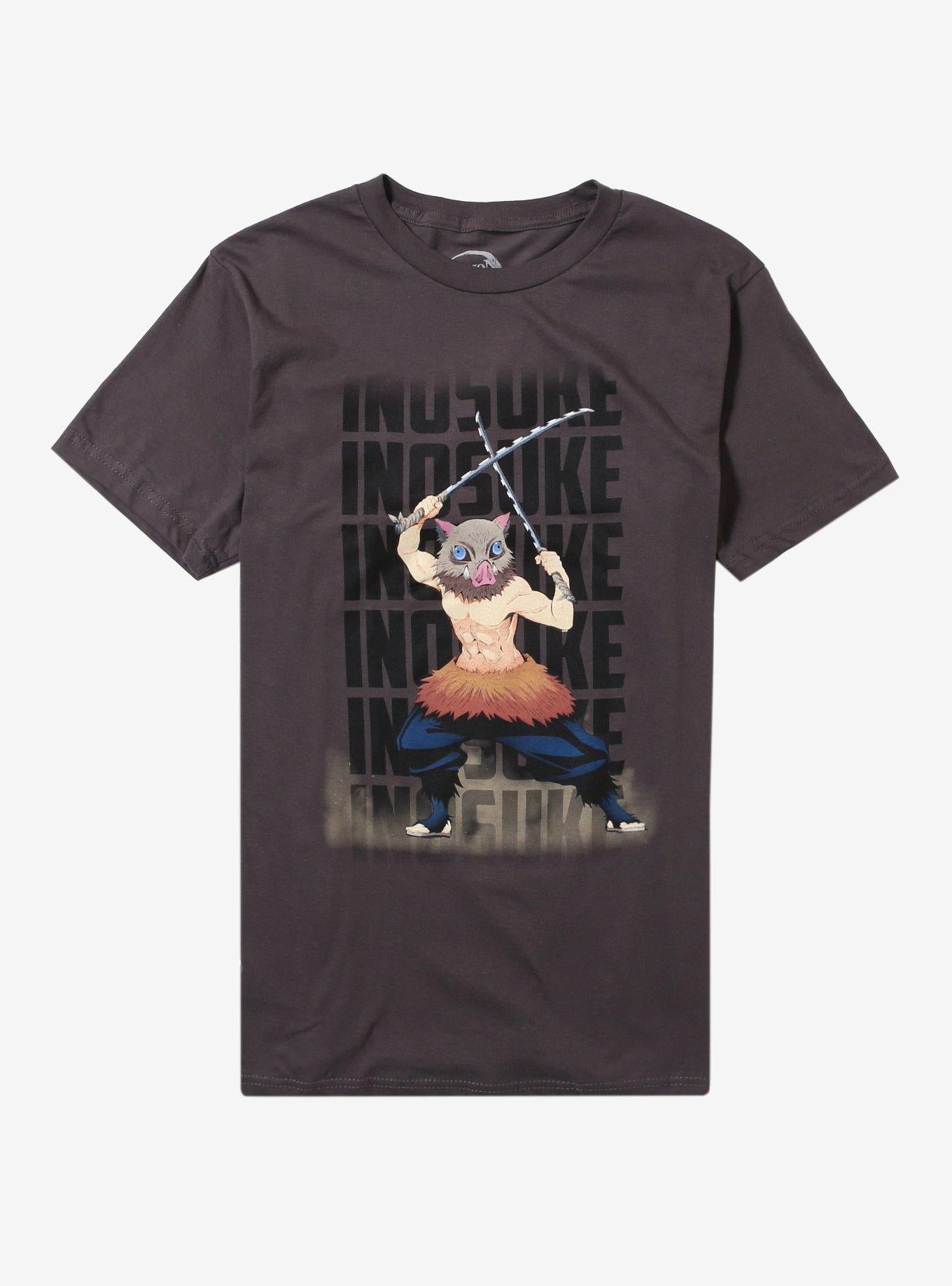 Demon Slayer Kimetsu No Yaiba Inosuke T-Shirt | Trending Graphic Tee For Fans