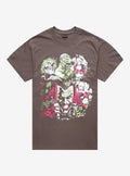 DC Comics Batman Joker & Harley Collage T-Shirt | Trending Graphic Tee For Fans