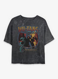 Wu-Tang Clan 36 Chambers Girls Mineral Wash Crop T-Shirt | Trending Graphic Tee For Fans
