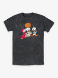 Disney's DuckTales Huey Dewey Louie Trick Or Treat Costumes Mineral Wash T-Shirt | Trending Graphic Tee For Fans