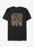 Star Wars Ewok Group T-Shirt | Trending Graphic Tee For Fans