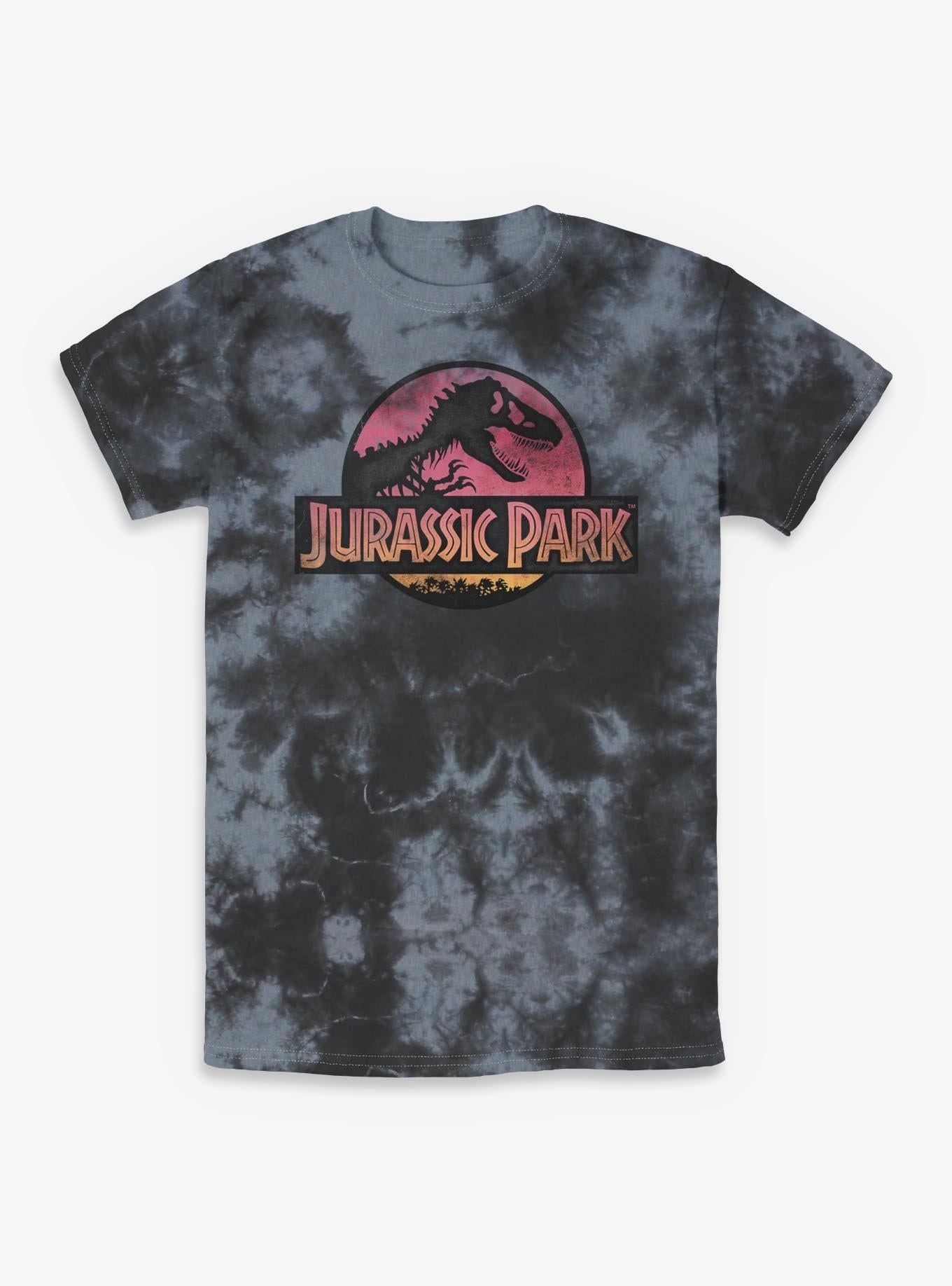 Jurassic Park Logo Tie-Dye T-Shirt | Trending Graphic Tee For Fans