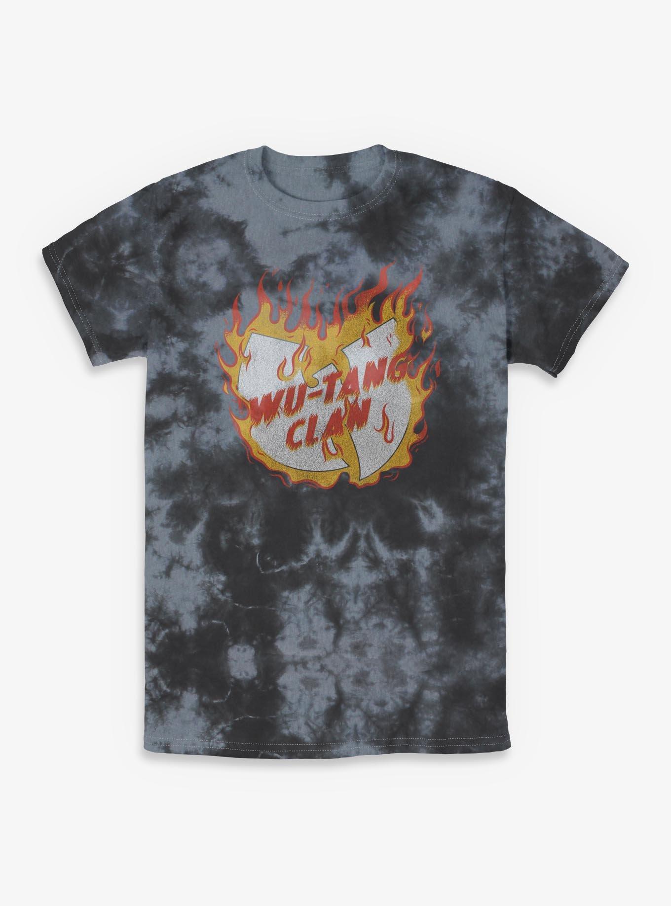 Wu-Tang Clan Fire Logo Tie-Dye T-Shirt | Trending Graphic Tee For Fans