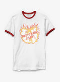 Wu-Tang Clan Fire Logo Ringer T-Shirt | Trending Graphic Tee For Fans