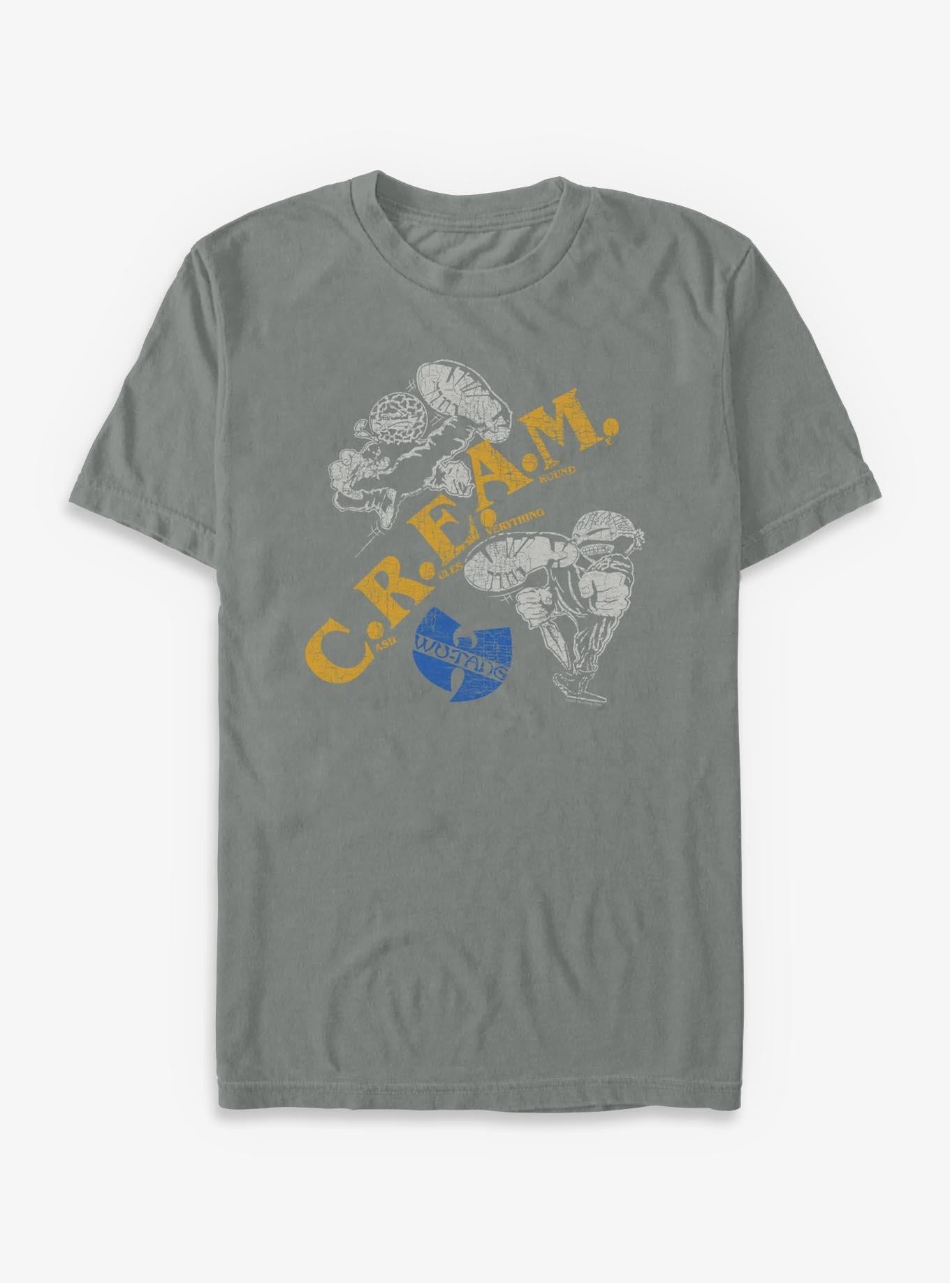 Wu-Tang Clan C.R.E.A.M. Garment Dye T-Shirt | Trending Graphic Tee For Fans