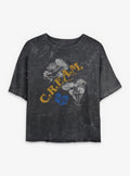 Wu-Tang Clan C.R.E.A.M. Girls Mineral Wash Crop T-Shirt | Trending Graphic Tee For Fans