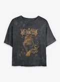 Wu-Tang Clan Tiger And Arrows Girls Mineral Wash Crop T-Shirt | Trending Graphic Tee For Fans