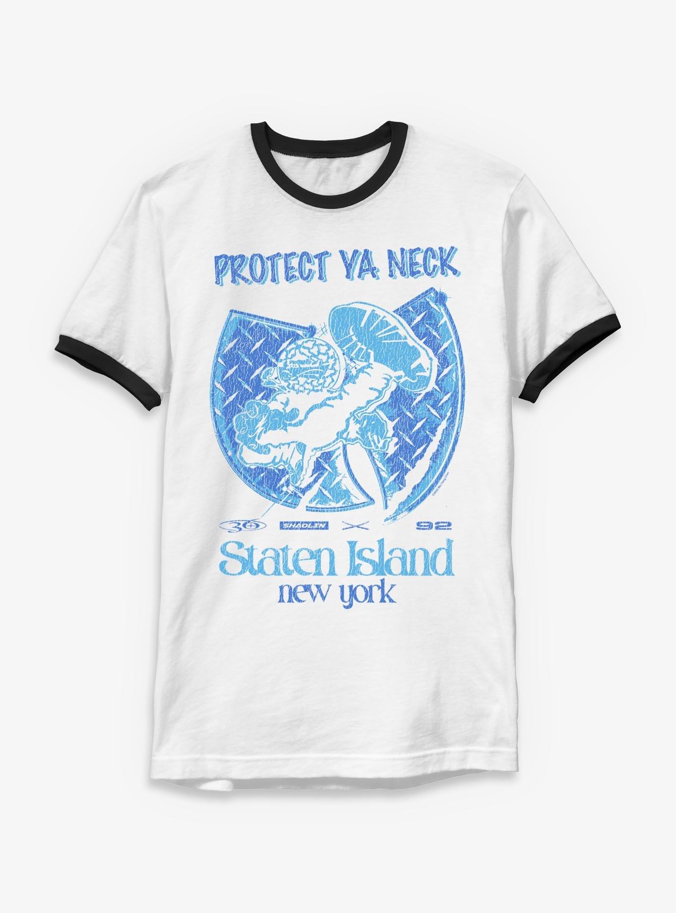 Wu-Tang Clan Protect Ya Neck Staten Island New York Ringer T-Shirt | Trending Graphic Tee For Fans