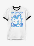 Wu-Tang Clan Blue Flame Logo Ringer T-Shirt | Trending Graphic Tee For Fans