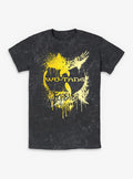 Wu-Tang Clan Paint Splash Mineral Wash T-Shirt | Trending Graphic Tee For Fans