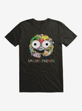 Smiling Friends Smiley Collage T-Shirt | Trending Graphic Tee For Fans