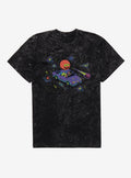 Smiling Friends In Space Mineral Wash T-Shirt | Trending Graphic Tee For Fans