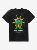 Smiling Friends Mr. Frog Mineral Wash T-Shirt | Trending Graphic Tee For Fans