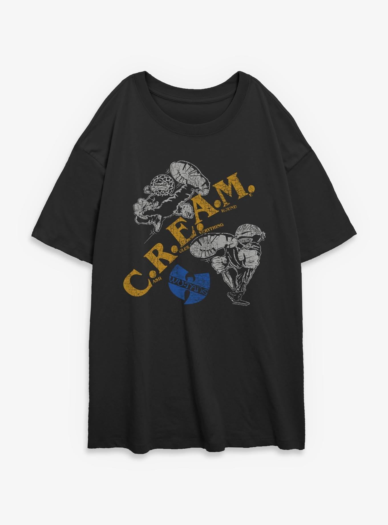 Wu-Tang Clan C.R.E.A.M. Girls Oversized T-Shirt | Trending Graphic Tee For Fans