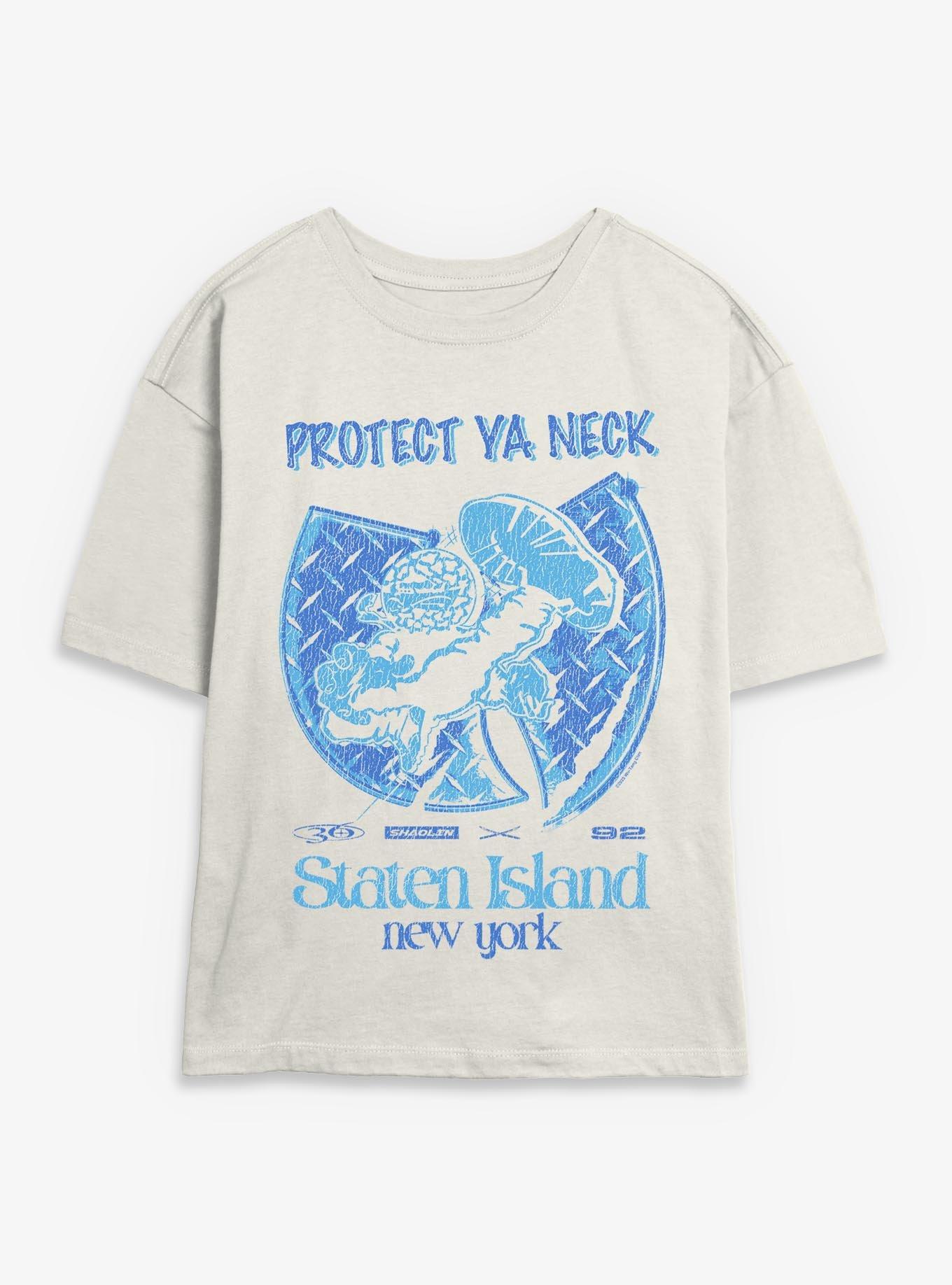 Wu-Tang Clan Protect Ya Neck Staten Island New York Girls Skimmer T-Shirt | Trending Graphic Tee For Fans