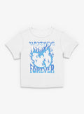 Wu-Tang Clan Blue Flame Logo Girls Baby T-Shirt | Trending Graphic Tee For Fans