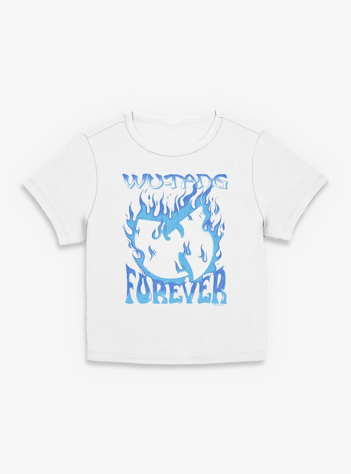 Wu-Tang Clan Blue Flame Logo Girls Baby T-Shirt | Trending Graphic Tee For Fans