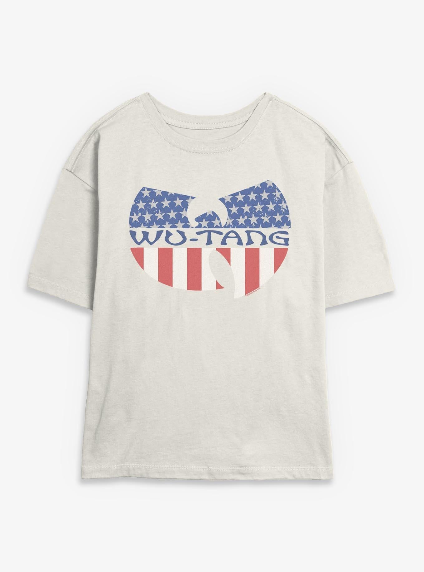 Wu-Tang Clan American Flag Girls Skimmer T-Shirt | Trending Graphic Tee For Fans