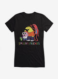 Smiling Friends Waving Girls T-Shirt | Trending Graphic Tee For Fans
