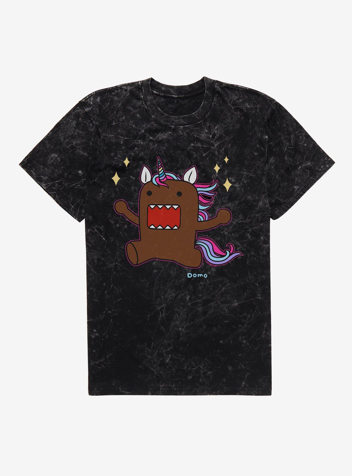 Domo Unicorn Mineral Wash T-Shirt | Trending Graphic Tee For Fans
