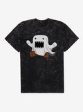 Domo Ghosty Mineral Wash T-Shirt | Trending Graphic Tee For Fans
