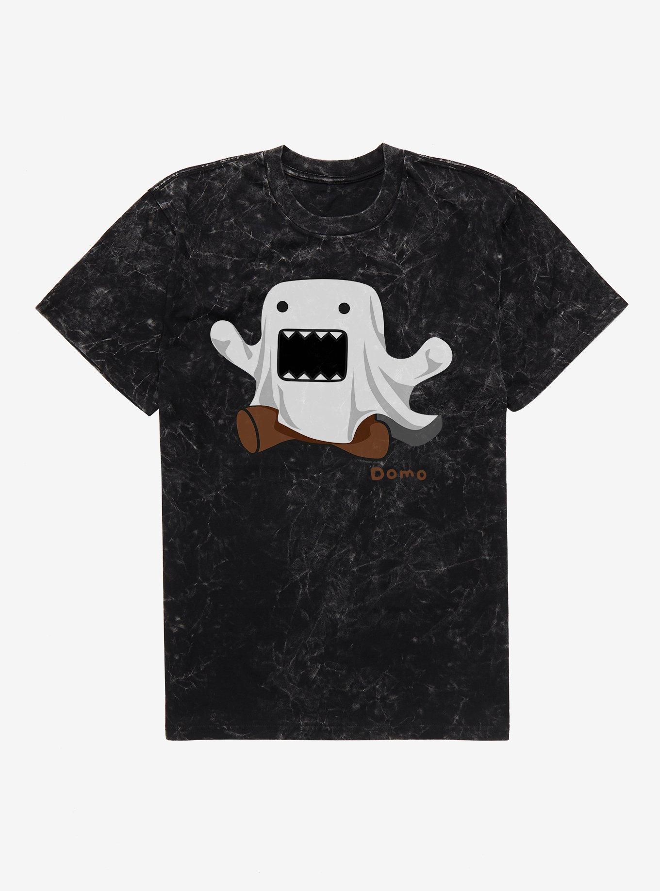 Domo Ghosty Mineral Wash T-Shirt | Trending Graphic Tee For Fans