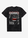 Domo Domination World Tour Mineral Wash T-Shirt | Trending Graphic Tee For Fans