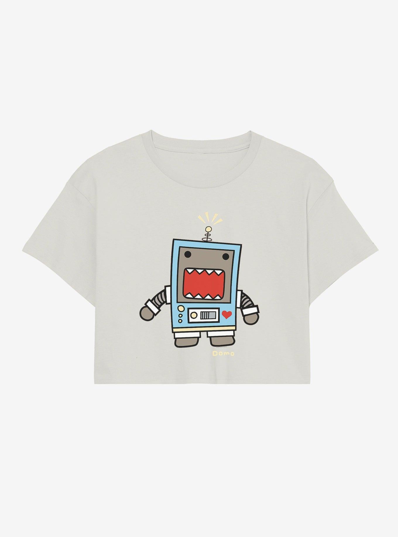 Domo Bot Girls Crop T-Shirt | Trending Graphic Tee For Fans