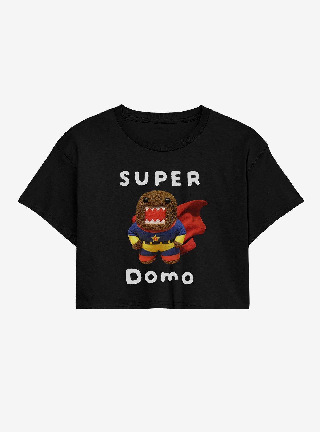 Domo Super Domo Girls Crop T-Shirt | Trending Graphic Tee For Fans