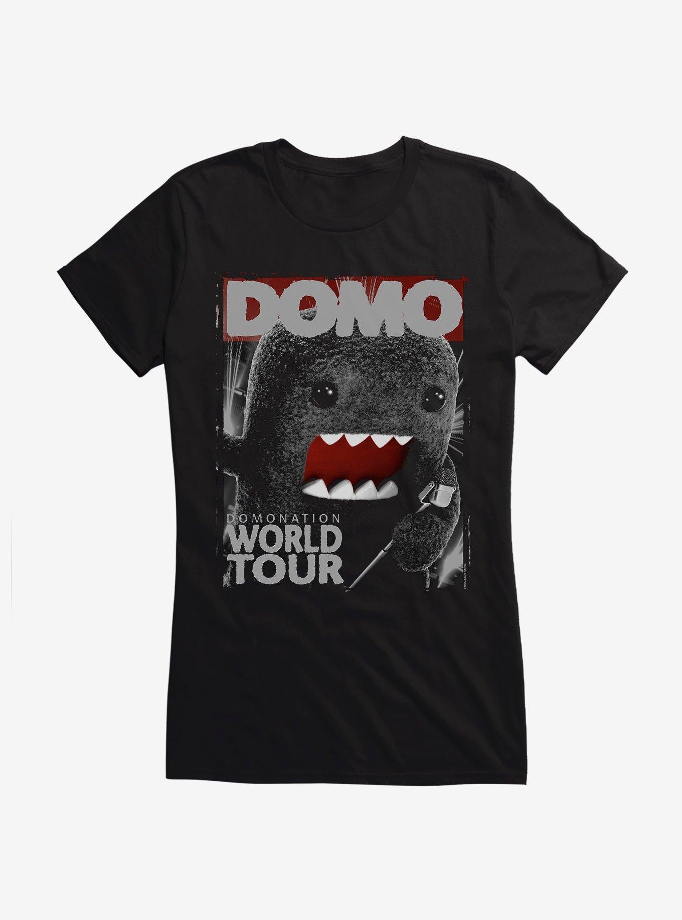 Domo Domination World Tour Girls T-Shirt | Trending Graphic Tee For Fans