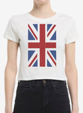 British Flag Girls Baby T-Shirt | Trending Graphic Tee For Fans