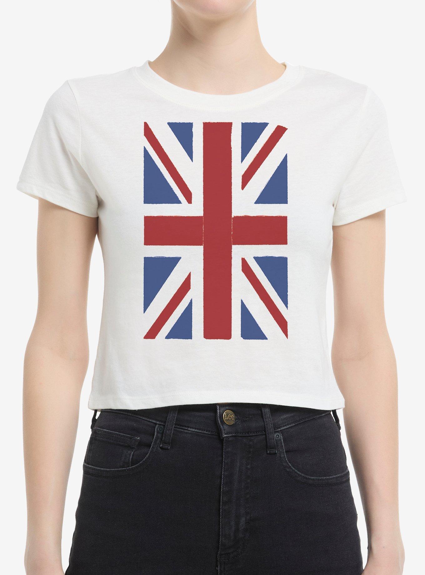 British Flag Girls Baby T-Shirt | Trending Graphic Tee For Fans