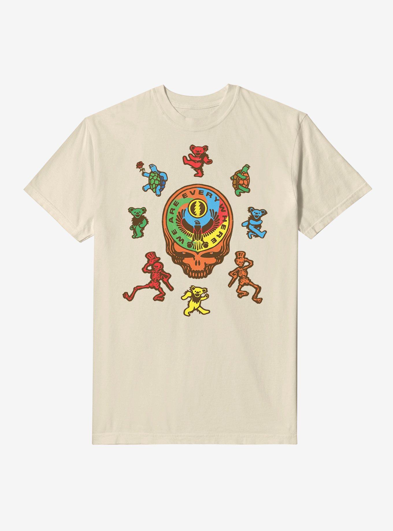 The Grateful Dead We Are Everywhere Dancing Bear T-Shirt | Trending Graphic Tee For Fans