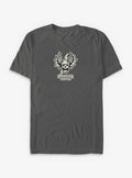 Stranger Things Skull Logo Garment Dye T-Shirt | Trending Graphic Tee For Fans