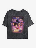 Stranger Things We Are Nerds & Freaks Retro Girls Mineral Wash Crop T-Shirt | Trending Graphic Tee For Fans