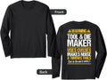 Toolmaker Throws Tools Tool And Die Maker Long Sleeve Apparel | Premium Quality | Must-Have Style