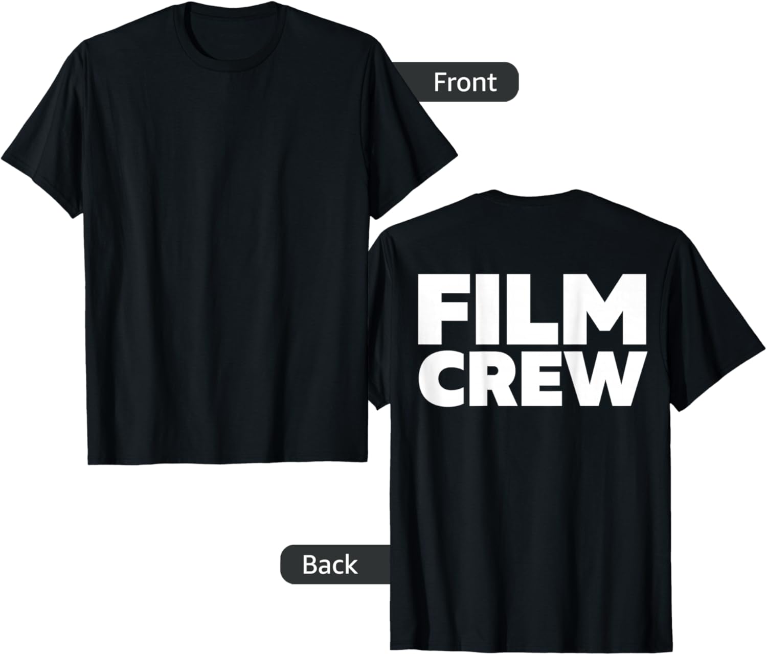 Film Crew Shirt Print On Back Filming Movie Set T-Shirt | Premium Quality | Aesthetic Fit