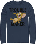 Harry Potter Big & Tall Tom & Jerry Trouble Maker Men's Tops Long Sleeve Tee Shirt T-Shirt | High Search Volume | Comfor...